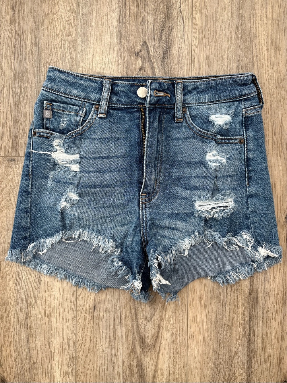 Just Black Classic Distressed Denim Women’s Shorts